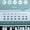 37-Key Kids Electronic Piano with Microphone and Stand