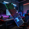 RGB Backlit Wired Keyboard with Mechanical Feel