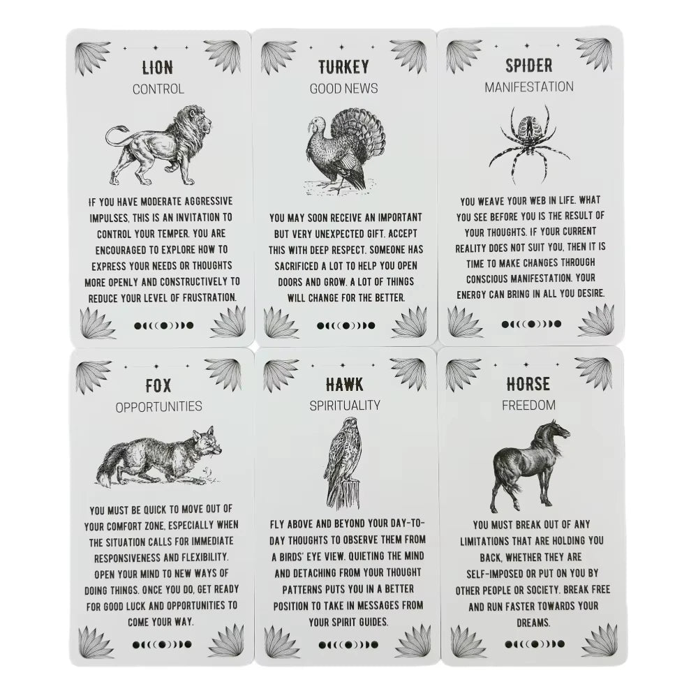 Wild Spirit Oracle Cards for Animal Lovers
