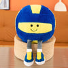 Realistic Sports Ball Plush Toy - Football, Basketball, Volleyball & 8-Ball Styles