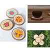 Natural Pine Wood Slices for DIY Crafts and Decor