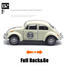Classic Volkswagen Beetle Die-Cast Model Car with Pull-Back Action