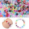 Colorful Cracked Acrylic Beads for Jewelry Making