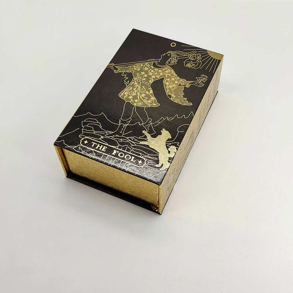 Gold Foil Rider Waite Tarot Deck