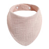 Organic Cotton Muslin Baby Bib with Bandana Style