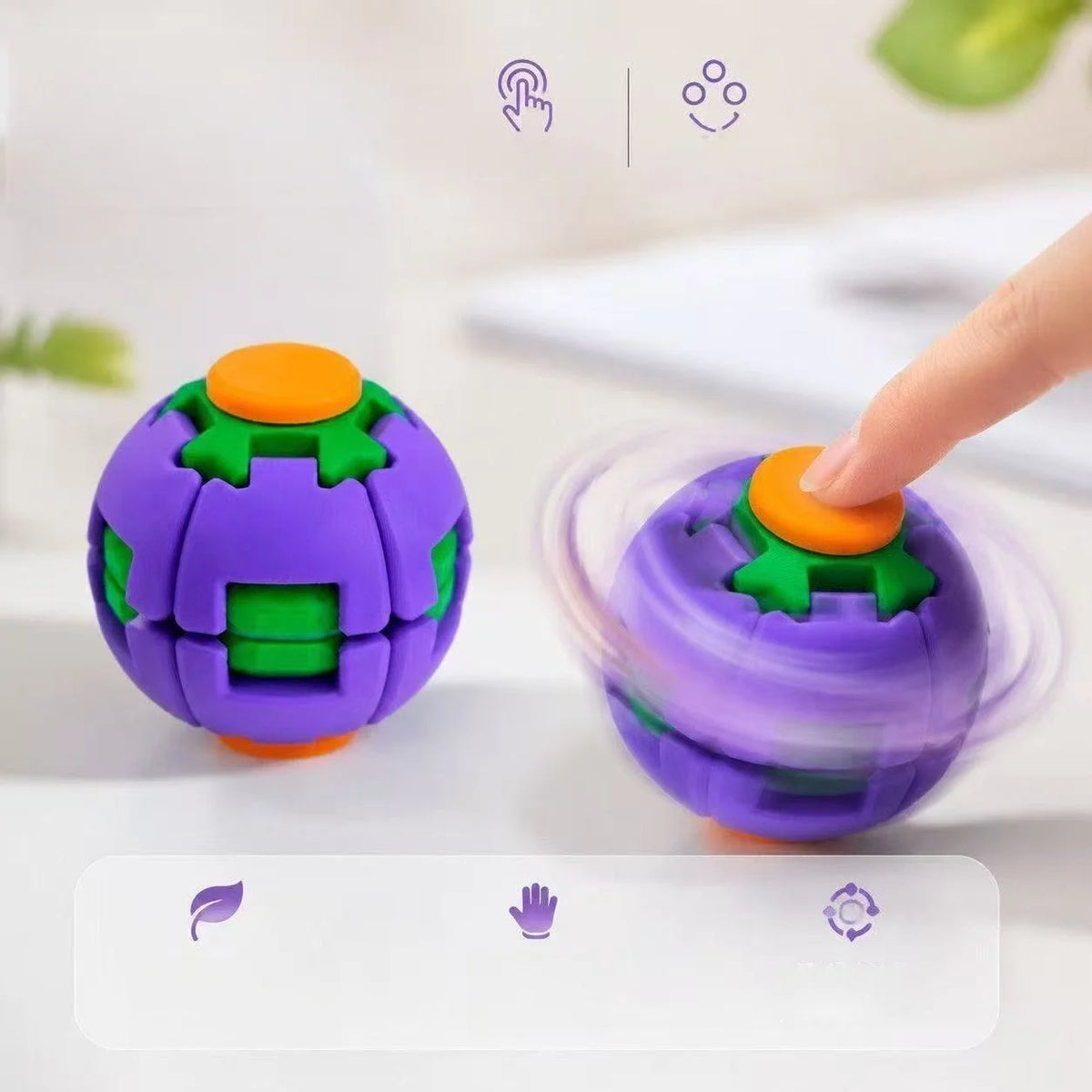 Fingertip Gyroscope Rotating Ball Stress Relief Toy