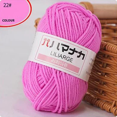 Milk Cotton Chenille Yarn for Soft Baby Knitting & Crochet