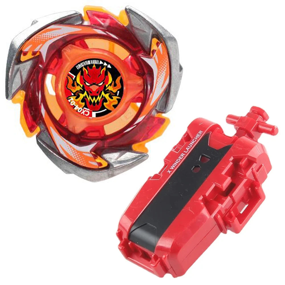 Metal Fusion Spinning Top Battle Set with Launcher