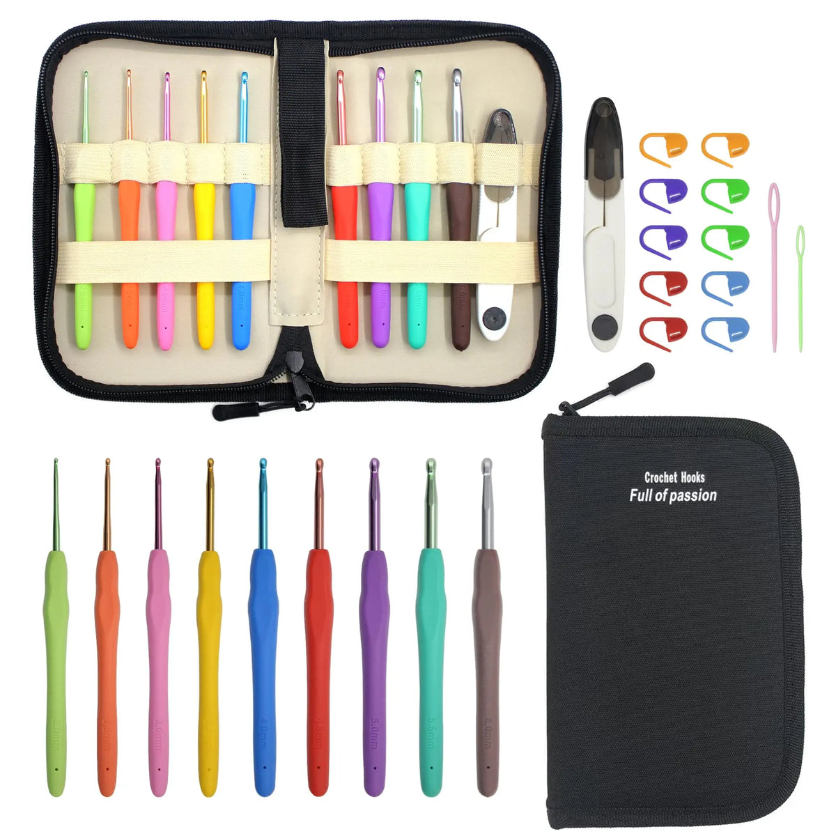 Animal Crochet Kit for Beginners – Complete Starter Set with Step-by-Step Guide