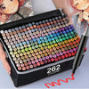 Dual-Tip Alcohol Art Markers – 168 Color Set for Illustration & Sketching