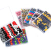 Hexagonal & Rhinestone Bead Assortment for Jewelry Making