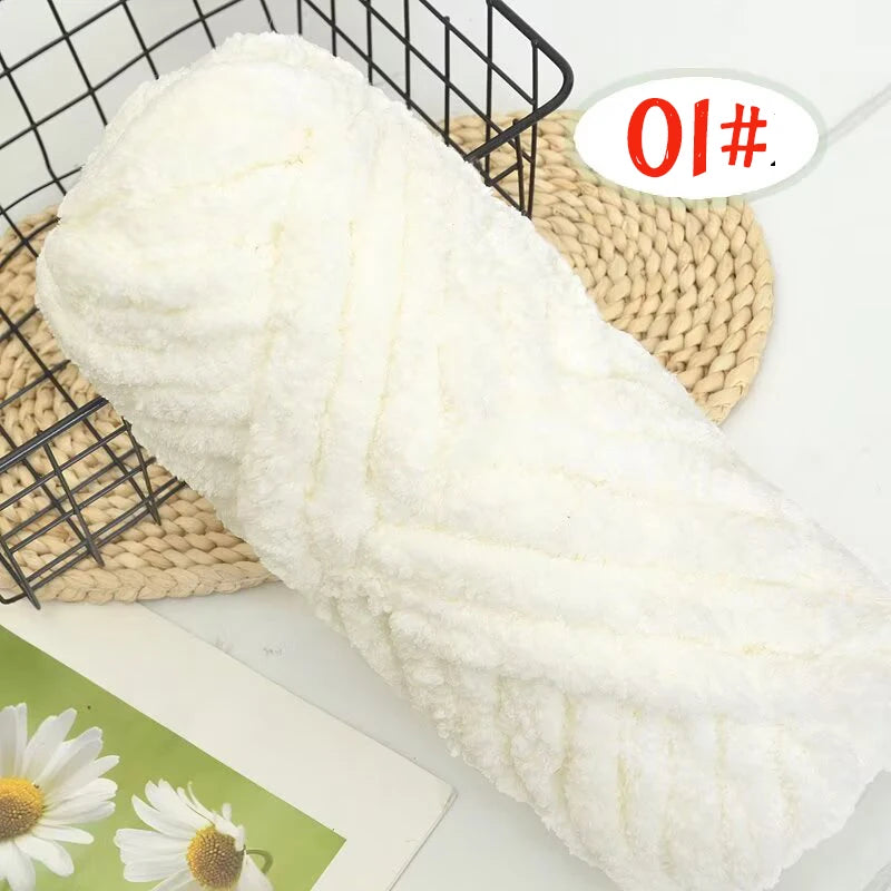 Extra Thick Chenille Yarn for Hand Knitting