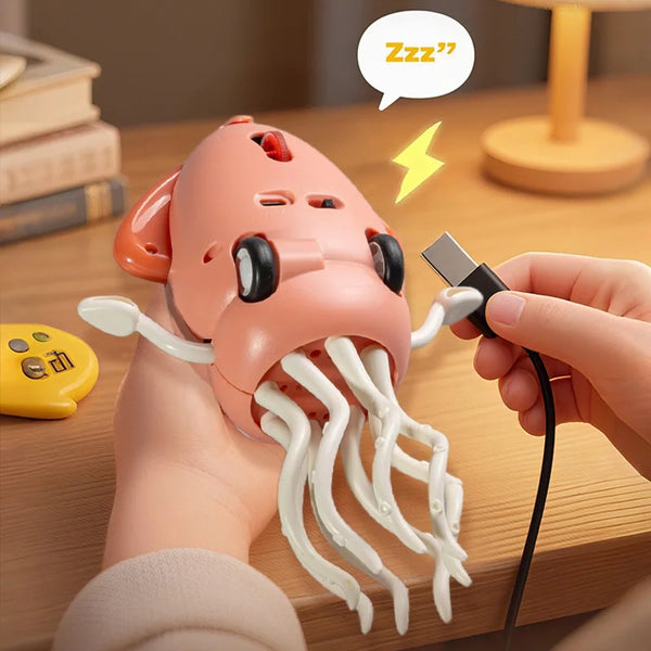 Interactive Dancing Octopus Toy with Music & LED Lights