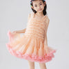 Children's Princess Tutu Dress with Ruffled Ball Gown Design