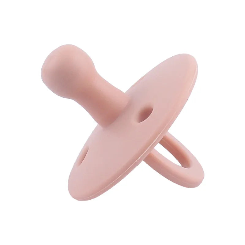 Soft Silicone Baby Pacifier with Clip Chain