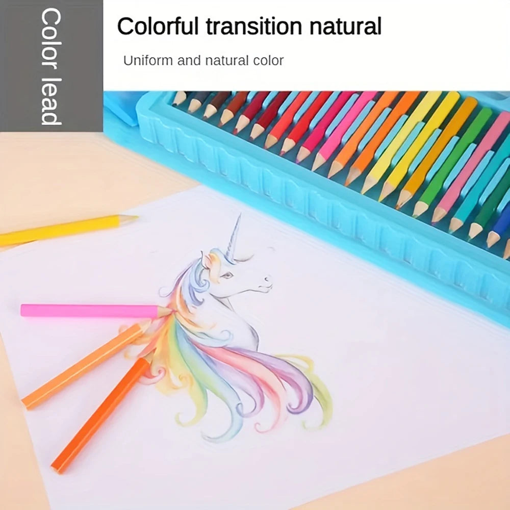 208-Piece Watercolor Painting Set with Drawing Supplies