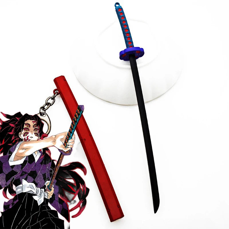 Metal Demon Slayer Katana Replica – Tanjiro Inspired Mini Samurai Sword