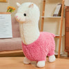 Soft Alpaca Plush Toy – 25cm Cute Three-Tone Stuffed Animal