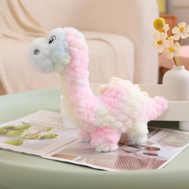 Colorful Dinosaur Plush Toy – Soft & Cuddly T-Rex