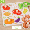 Wooden Fish Puzzle Toy for Kids – Montessori Learning & Parent-Child Fun