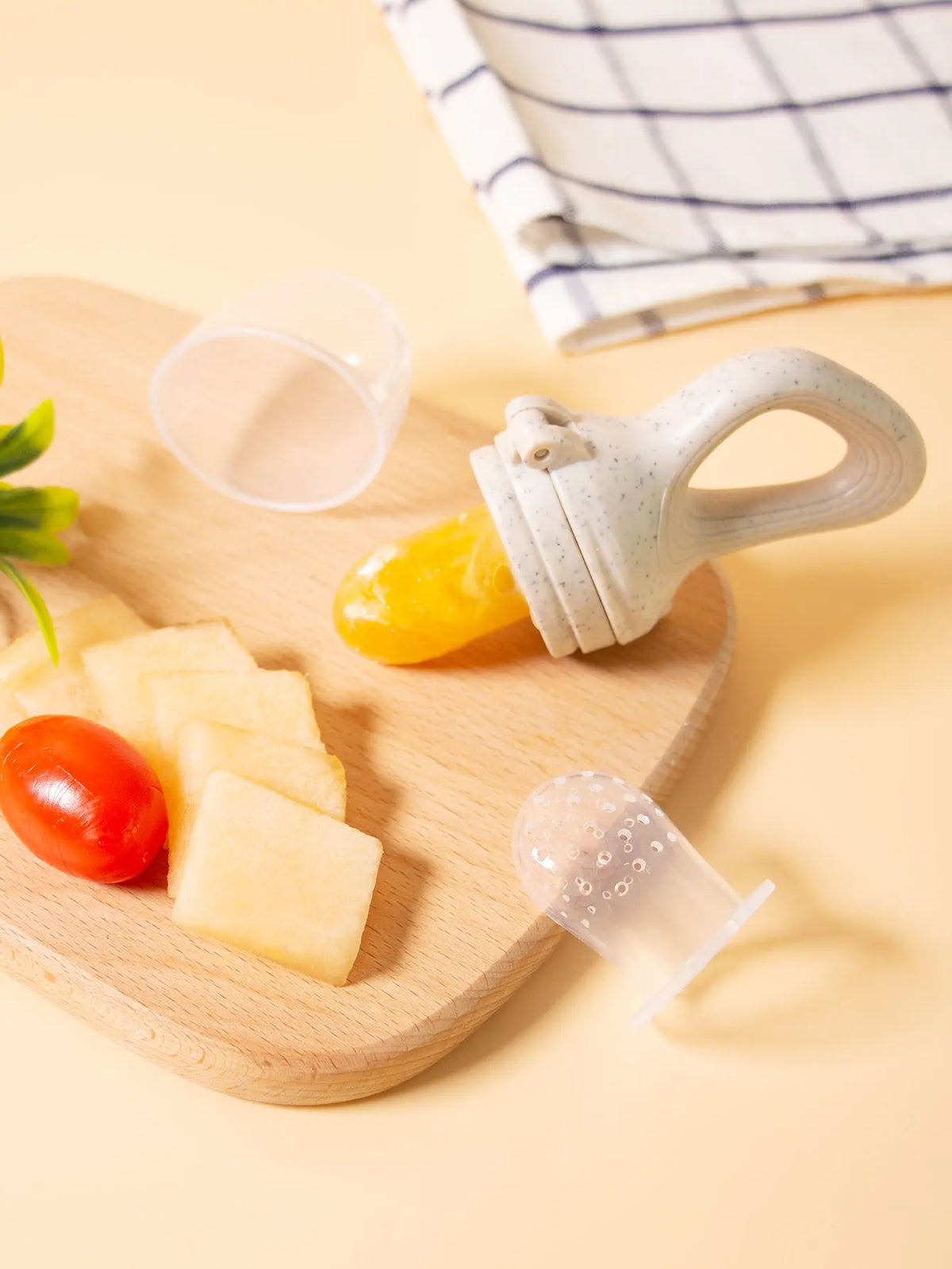 Baby Fruit Feeder with Silicone Mesh Bag