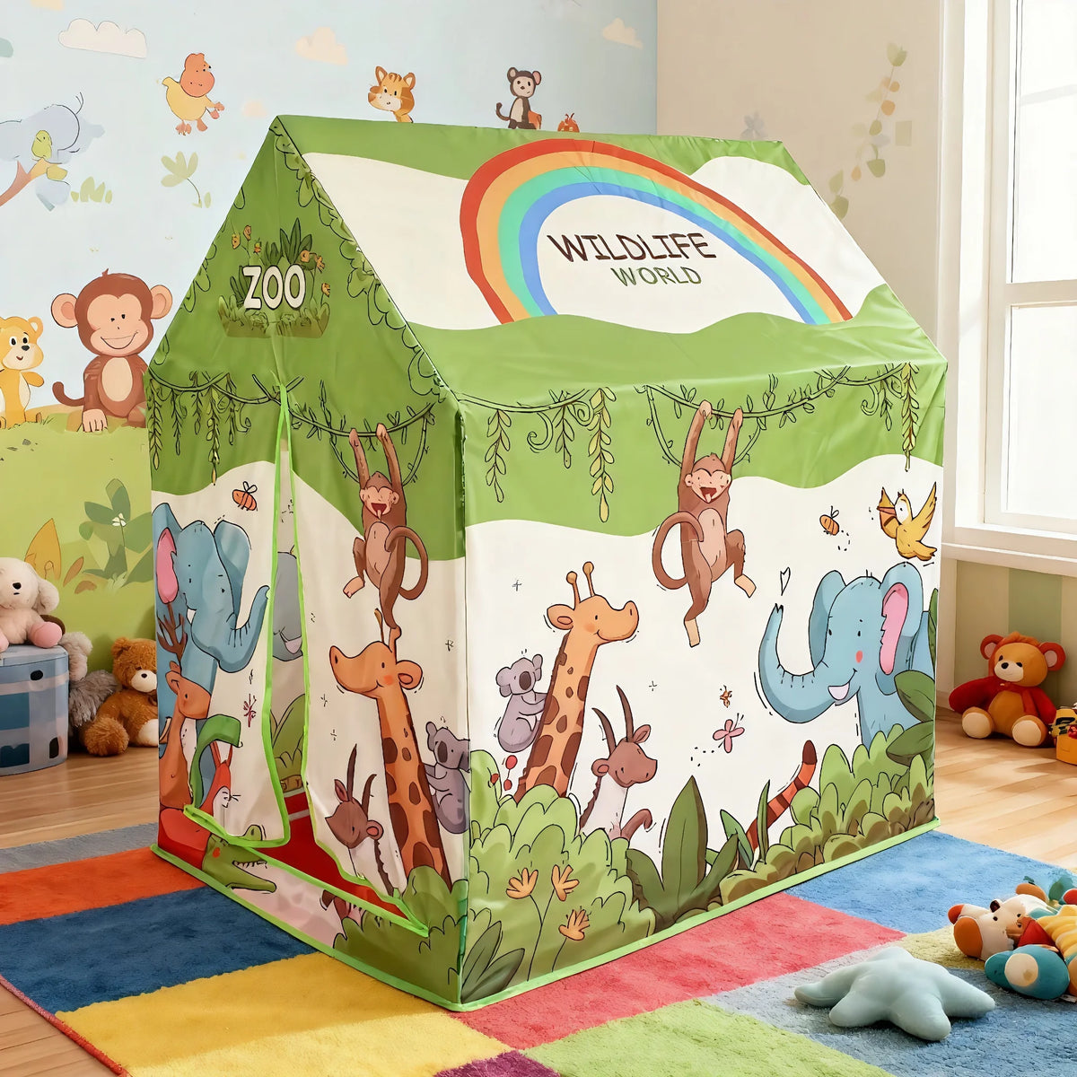Foldable Kids Castle Play Tent – Portable Indoor & Outdoor Playhouse