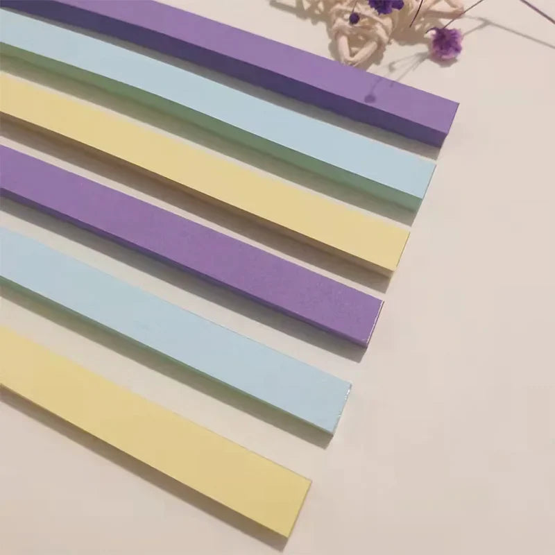 540 Double-Sided Origami Star Strips in 27 Colors for Crafting and Decoration