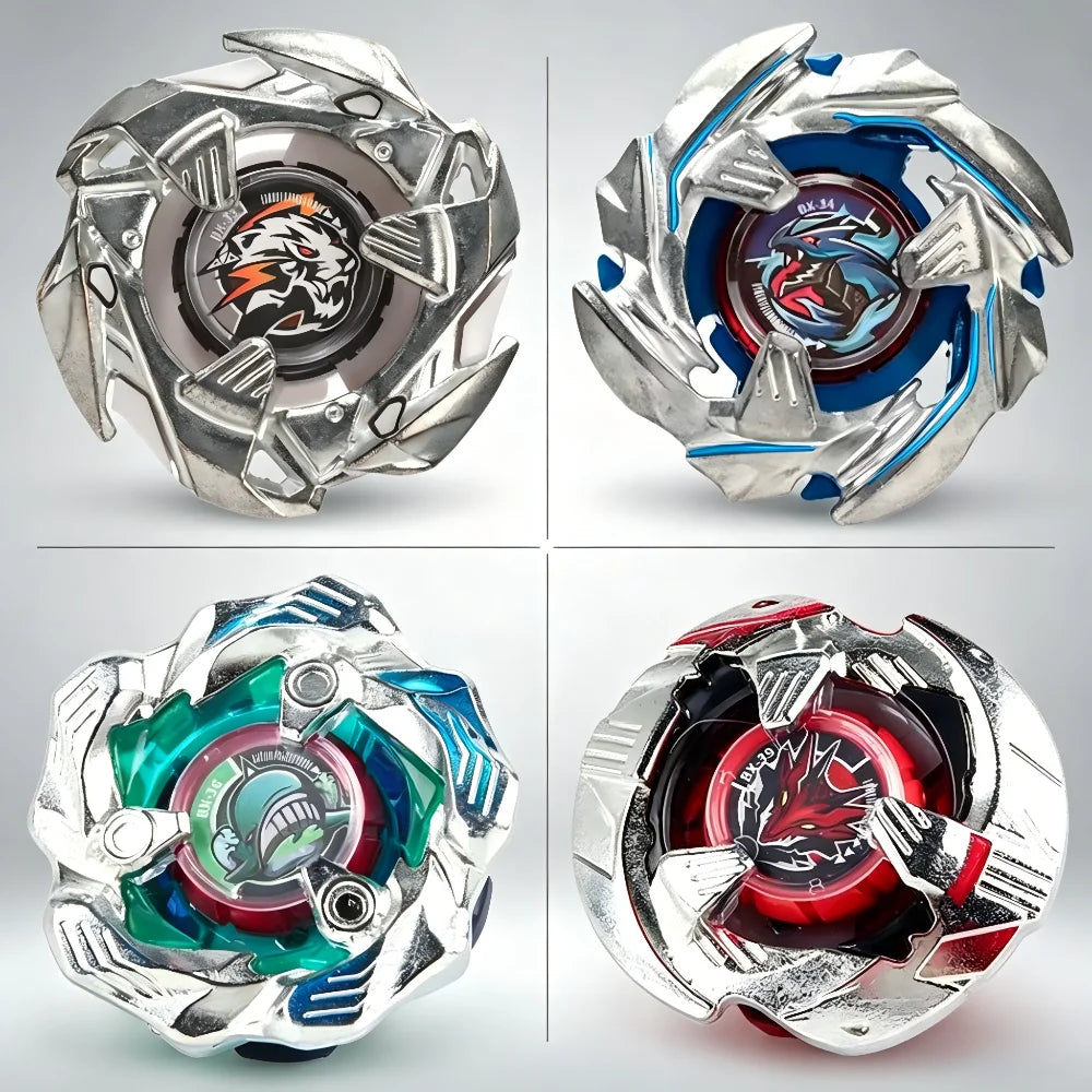 Metal Spinning Top Battle Set with Launcher