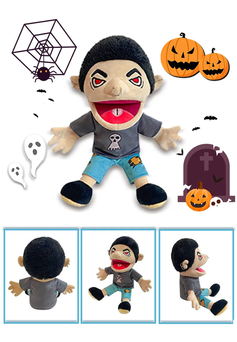 Jeffy Hand Puppet Toy – Soft Plush Zombie Boy Puppet