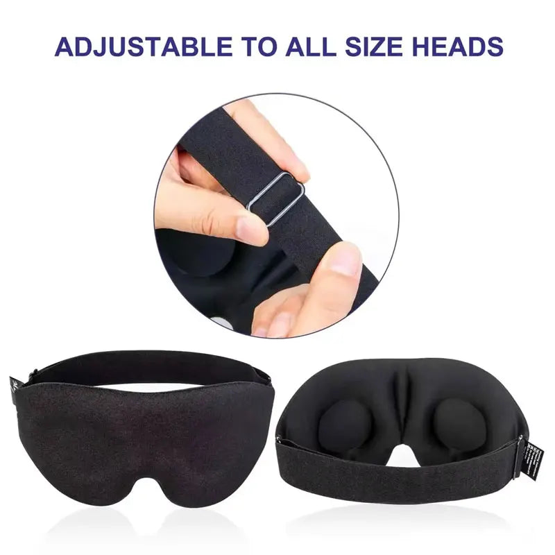 3D Contoured Sleep Mask for Total Light Blocking