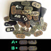 Blood Type Tactical Patches with Glow-in-the-Dark Design