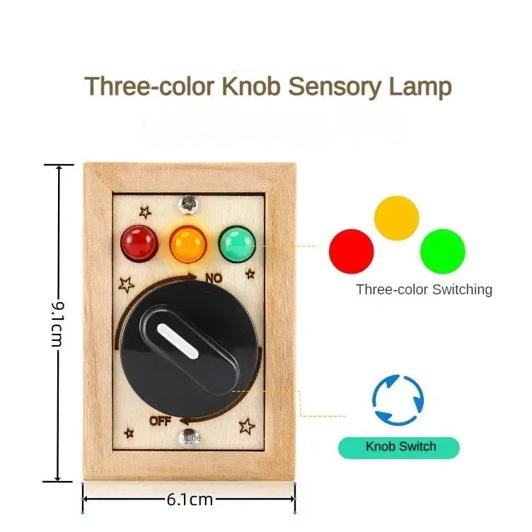 Montessori Wooden Busy Board for Toddlers – DIY Life Skills Learning Toy