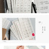 365-Day Calendar Decorative Sticker Set for Planners & Journals