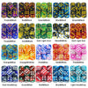 A collection of 10 mixed-color dice sets, including Purple&Black, Red&Black, Green&Black, Blue&Black, Brown&Black, and variou