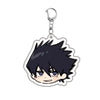 Acrylic keychain set featuring characters Isagi, Bachira, and Kunigami from Blue Lock
