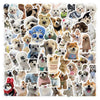 A collection of 200 waterproof cute animal stickers featuring various dogs and pets for laptops and water bottles