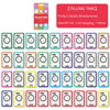 Animal Shape Color & Time Learning Flash Cards for Kids