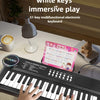 37-Key Kids Electronic Piano with Microphone and Stand