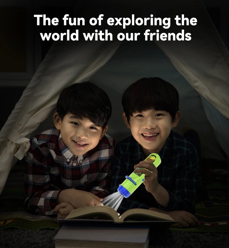 Kids' Story Projector Flashlight with Educational Patterns