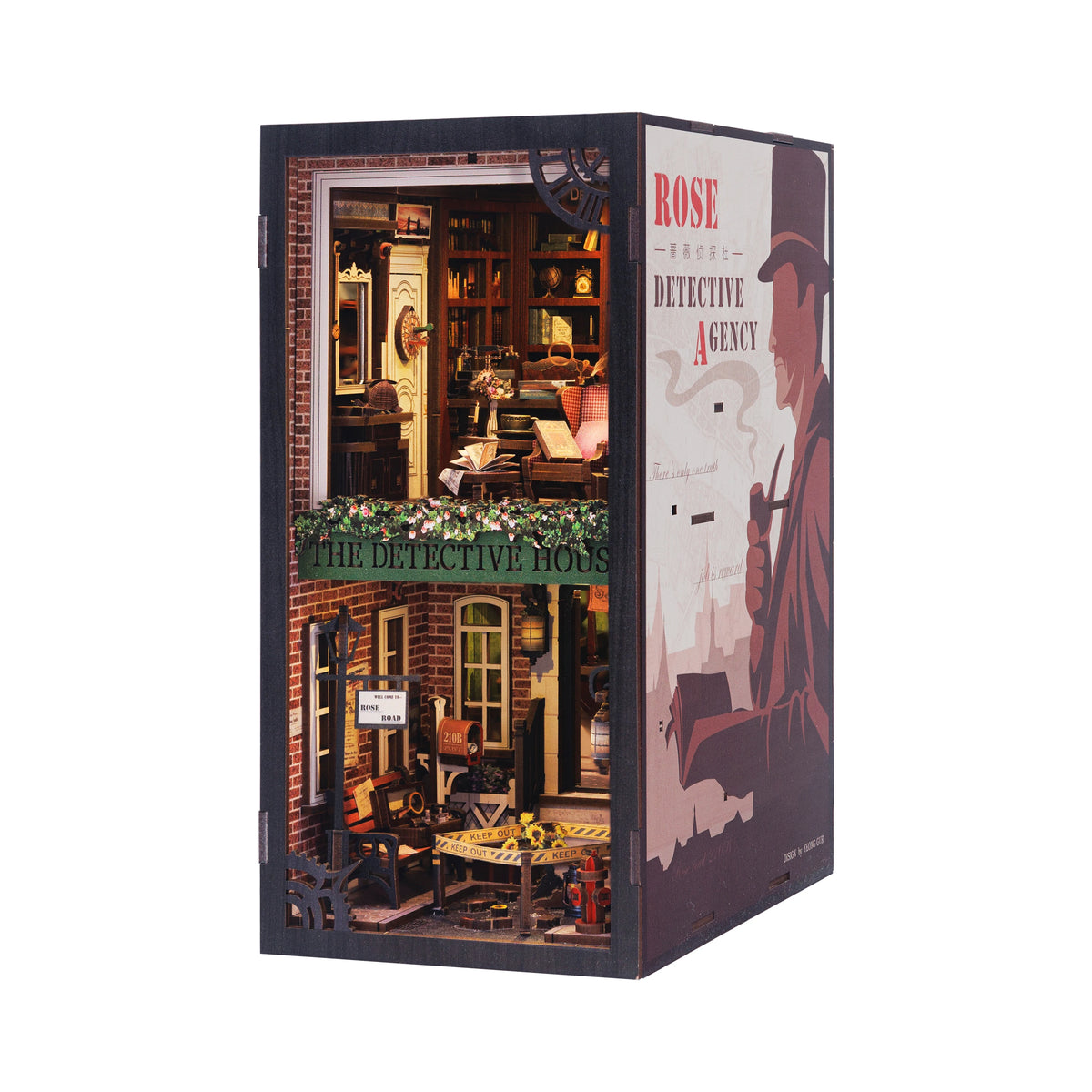 Eternal Bookstore DIY Book Nook Kit with LED Lighting