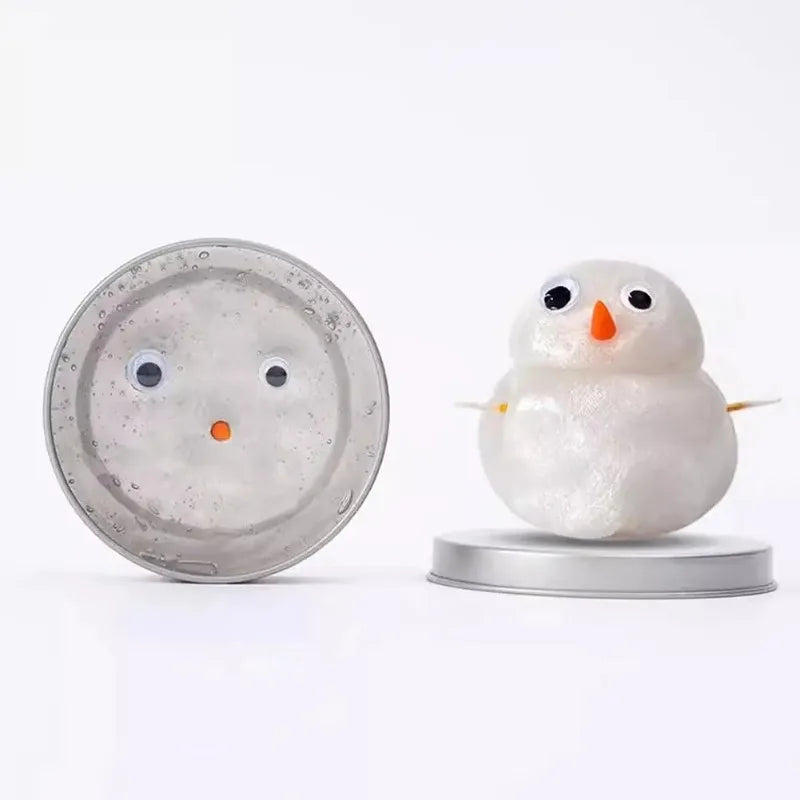 Clear Crystal Liquid Glass Thinking Putty – Stress Relief Fidget Toy