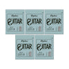 Pack of three boxes of Orphee electric guitar strings with nickel wound bright tone for a guitar