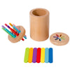 Wooden Color Sorting Toy for Toddlers – Montessori Fine Motor Skills Game
