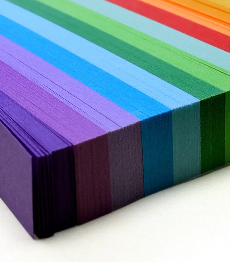 540 Double-Sided Origami Star Strips in 27 Colors for Crafting and Decoration