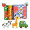 Wooden Jigsaw Matching Puzzle – Animal, Fruit & Traffic Themed Learning Toy for Toddlers