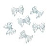 Multicolor Transparent Bow Acrylic Beads for DIY Jewelry Making