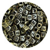 Acrylic Alphabet Beads for Jewelry Making - Mixed Letter Cubes