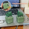 Frog Clicker Keychain with LED Light and Sound