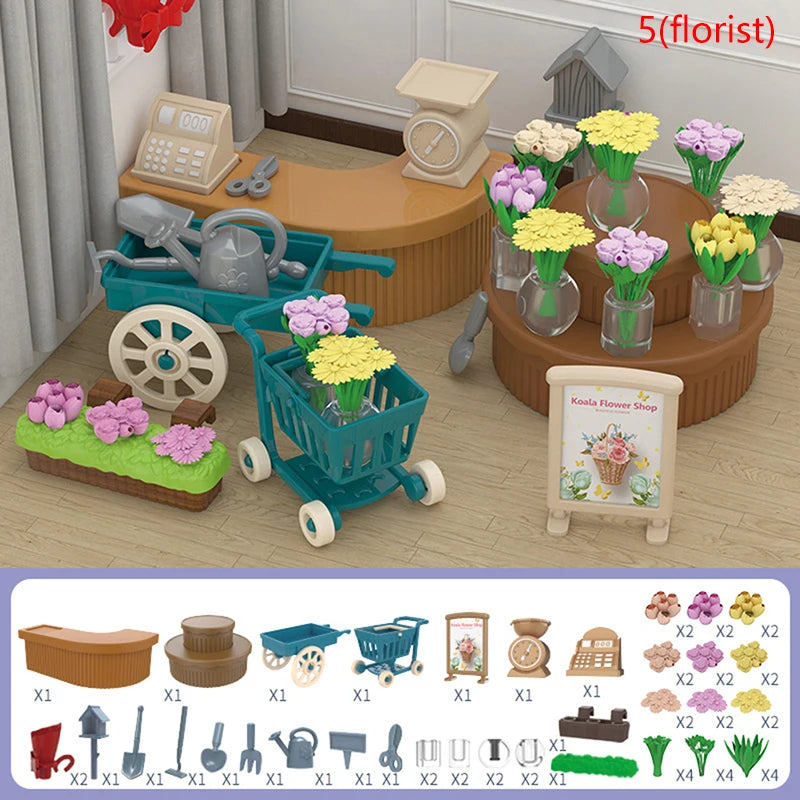 Miniature Dollhouse Furniture Set for 1:12 Scale Dolls