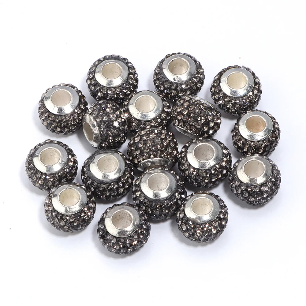 Luxury Rhinestone Spacer Beads for DIY Jewelry Making